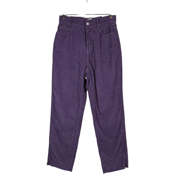 NEW! Pacsun Hi Rise Straight Corduroy Jeans Pants Purple Grape Casual Hippie 25 - Picture 2 of 9